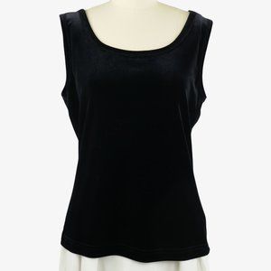 Karen Kane Black Velvet Tank Top